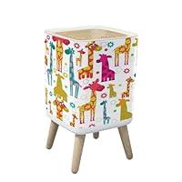 Algopix Similar Product 12 - PHAIBHKERP Trash Can with Lid Cute