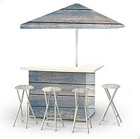 Algopix Similar Product 5 - Best of Times Portable Deluxe Bar Blue