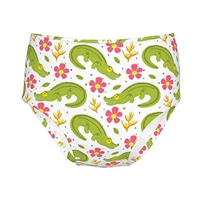 Best Deal for Cute Crocodile Red Flower Girls' Panties Soft Cotton