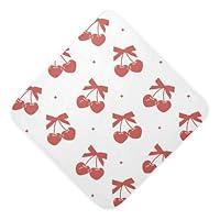 Algopix Similar Product 19 - Msyxl Red Cherry with Bow Hooded Towel