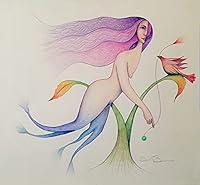 Algopix Similar Product 13 - Mermaid and bird