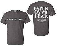 Algopix Similar Product 10 - Christian Shirts for Men Faith Over