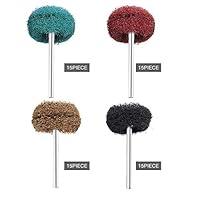Algopix Similar Product 2 - Abrasive Buffing Wheel Set for Dremel