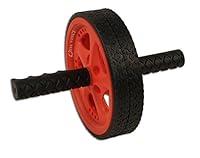 Algopix Similar Product 13 - Dual Wheel Ab Roller Red  Abdominal