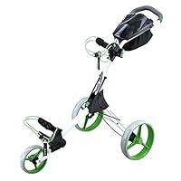 Algopix Similar Product 8 - Big Max Golf IQ+ Trolley, White/Lime
