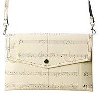 Algopix Similar Product 4 - Thin Clutch Purse Made From Musical