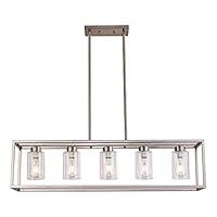 Algopix Similar Product 12 - Sivilynus 5 Lights Brushed Nickel