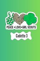 Algopix Similar Product 6 - Peace Love and Girl Scouts 6x9 120