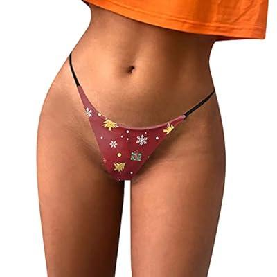 Womens Thongs Underwear Breathable Comfortable G-string High Cut Knickers
