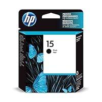Algopix Similar Product 13 - Original HP 15 Black Ink Cartridge 