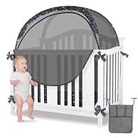 Algopix Similar Product 12 - ZXPLO Baby Safety Crib Tent Infant Pop