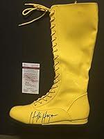 Algopix Similar Product 13 - AutographedSigned Hulk Hogan Yellow