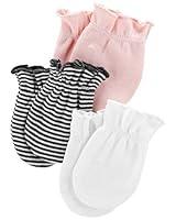 Algopix Similar Product 4 - Carters Baby Girls 3 Pack Mittens