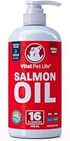 Algopix Similar Product 10 - Salmon Oil for Dogs  Cats  Healthy