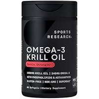Algopix Similar Product 18 - Sports Research Antarctic Krill Oil
