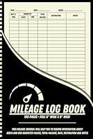 Algopix Similar Product 17 - Mileage Log Book Vehicle Mileage