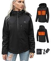 Algopix Similar Product 15 - Heated Jacket Women Rechargeable for