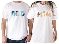 Algopix Similar Product 7 - Bluey Dad Mom Shirt Family Matching