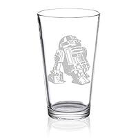 Algopix Similar Product 4 - Star Wars - R2D2 - Etched Pint Glass