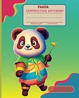 Algopix Similar Product 15 - Composition Notebook Cute Panda