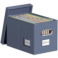 Algopix Similar Product 20 - DYWMM Hanging File Filing Box with Lid