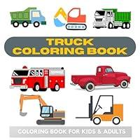 Algopix Similar Product 12 - Truck Coloring Book Large Print  No