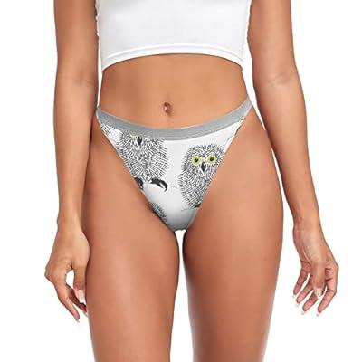 Best Deal for FULUHUAPIN Women's #1 Owl Cotton Printing Underwear