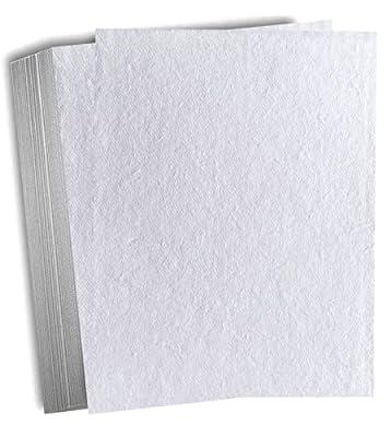 Hamilco White Cardstock Scrapbook Paper 12x12 Heavy Weight 120 lb Cover Card Stock 25 Pack