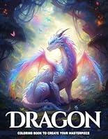 Algopix Similar Product 8 - Dragon Coloring Book Enchanted Dragons