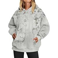 Algopix Similar Product 8 - Womens Camo Hoodies Casual Loose Fit