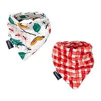 Algopix Similar Product 10 - Bebe au Lait Classic Muslin Bandana Bib