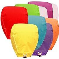 Algopix Similar Product 4 - TEUVO 10 Packs Sky Lanterns