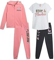 Algopix Similar Product 7 - Dreamstar Girls Activewear Set  4