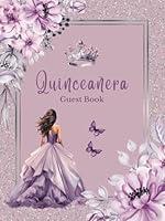 Algopix Similar Product 9 - Quinceanera Signature Guest Book Lilac