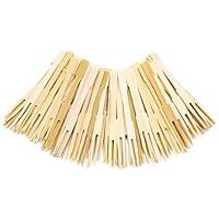 Algopix Similar Product 12 - Norpro Bamboo Party Forks 72 Pieces 