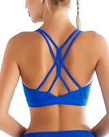 Algopix Similar Product 8 - RUNNING GIRL Strappy Sports Bra for