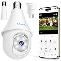 Algopix Similar Product 19 - litokam 4MP Light Bulb Security Cameras