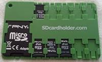 Algopix Similar Product 13 - Micro SD Green Card Case Holder