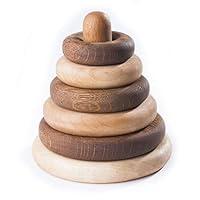 Algopix Similar Product 14 - Wooden Stacking Toy  Ring Stacker