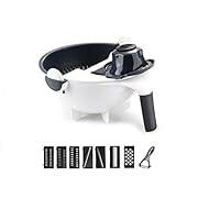 Algopix Similar Product 11 - Rotate the Vegetable Cutter with Drain