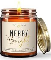 Algopix Similar Product 16 - Christmas Candles Scented  Merry 