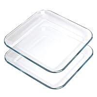 Algopix Similar Product 13 - FOYO Oven Basics Glass Plate Set