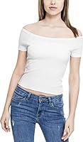 Algopix Similar Product 3 - Urban Classics Ladies Off Shoulder Rib
