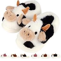 Algopix Similar Product 19 - zasqiz Toddler Cow Slippers Kids