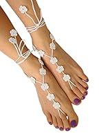 Algopix Similar Product 1 - Flower Barefoot Sandals Boho Beach