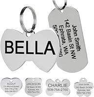 Algopix Similar Product 4 - YINFEIAI Stainless Steel Pet ID Tags