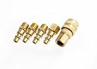 Algopix Similar Product 3 - 5 PC Solid Brass AIR LINE Tools Quick