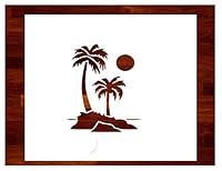 Algopix Similar Product 8 - Palm Trees  Stencil  Multiple Sizes 