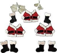 Algopix Similar Product 13 - Eyelet Outlet Shape Brads 12PkgSanta