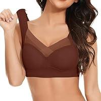 Algopix Similar Product 14 - BSYzXew 2PC Wireless Bras for Older